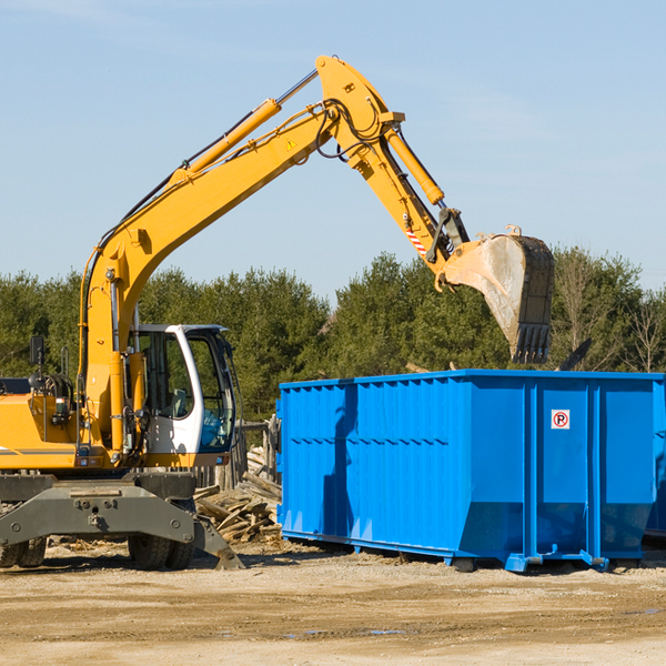 can i choose the location where the residential dumpster will be placed in Indian River Michigan